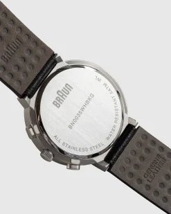 Gents Bn0035 Classic Chronograph Watch Sort Laederrem