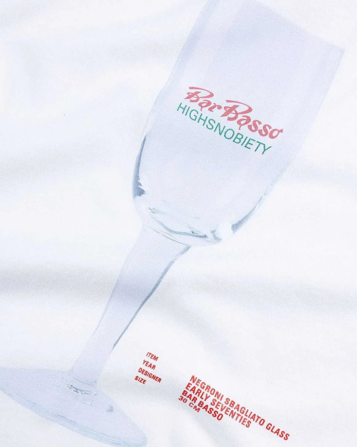 Glas T-Shirt Hvid