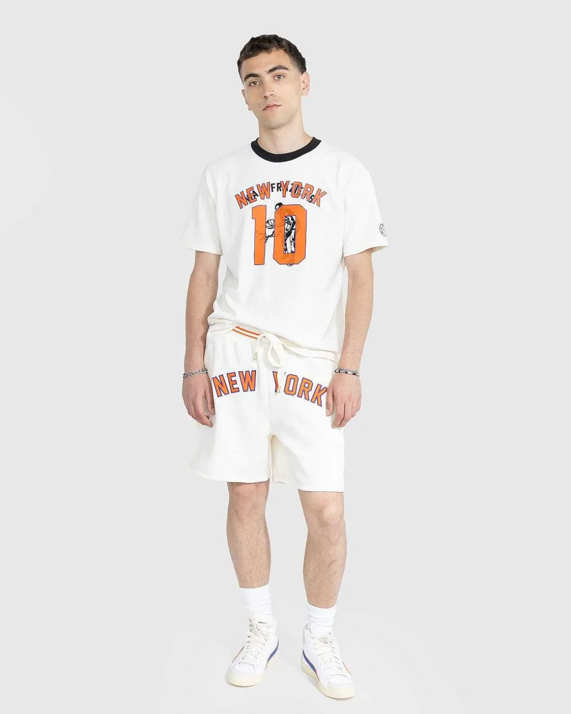 Grafisk T-Shirt Hvid
