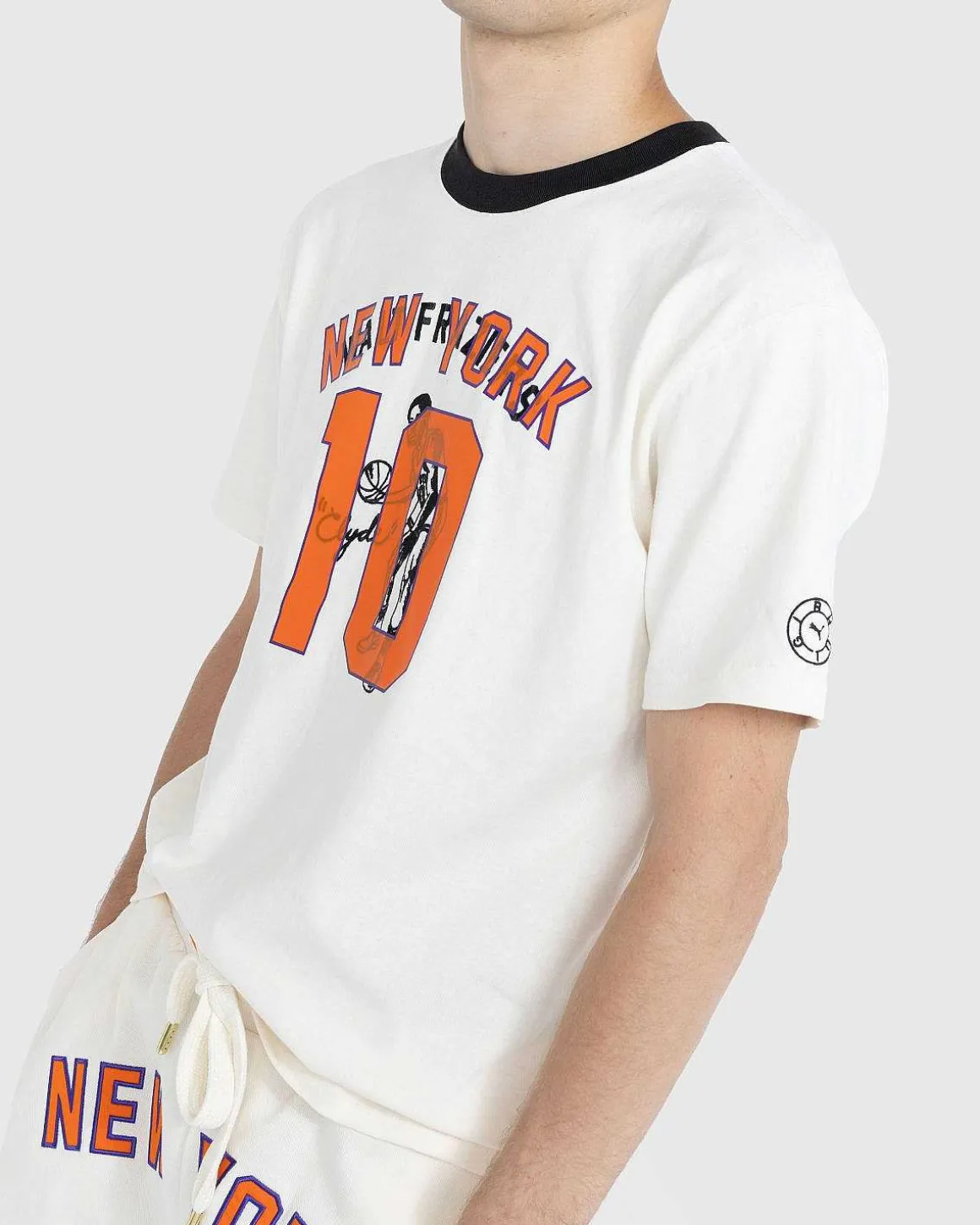 Grafisk T-Shirt Hvid