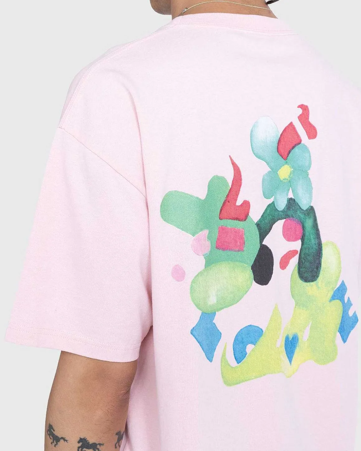 Grafisk T-Shirt Pink