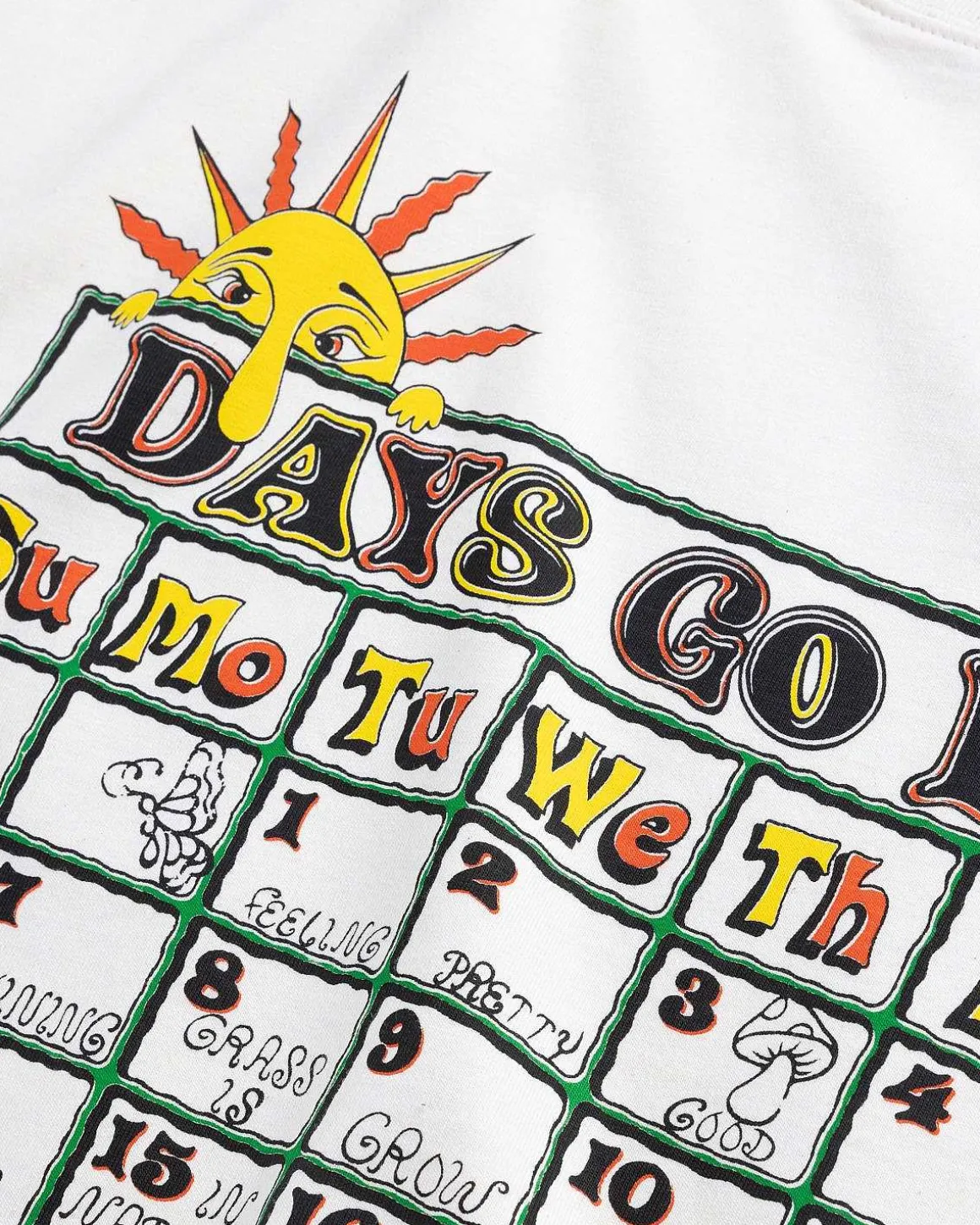 Grateful Tee Ls Ecru Days Go Bye