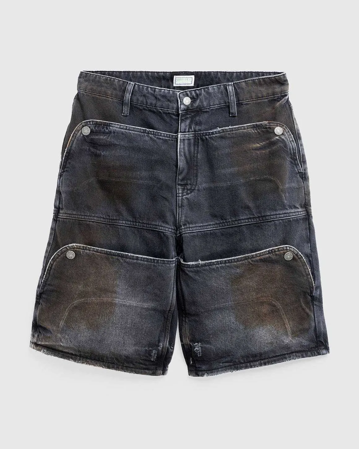 Gusa Utility Short Gusa Aged Black Wash