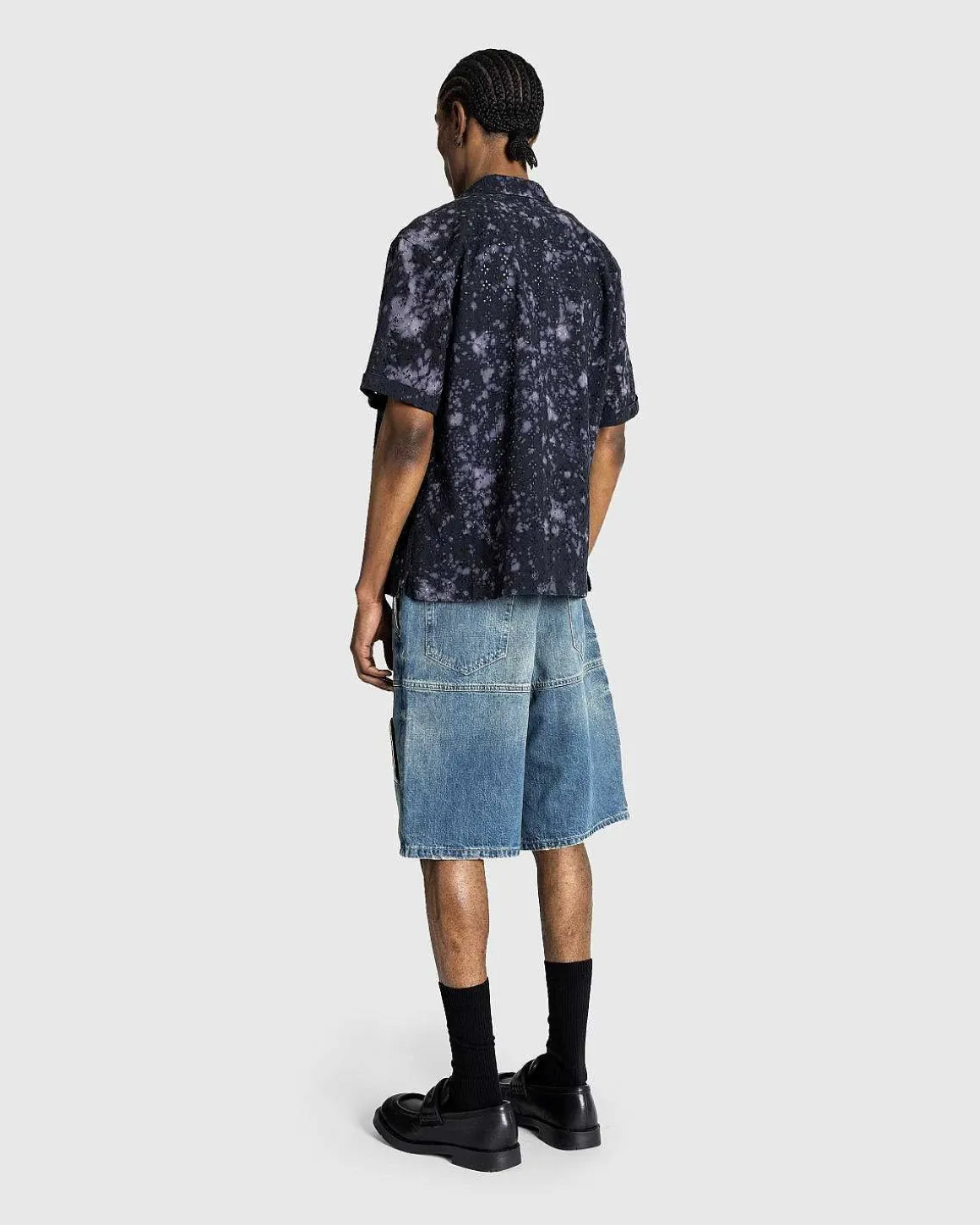 Gusa Utility Short Gusa Brugt Indigo Wash