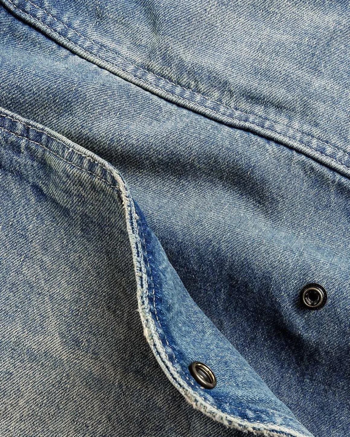 Gusa Utility Short Gusa Brugt Indigo Wash