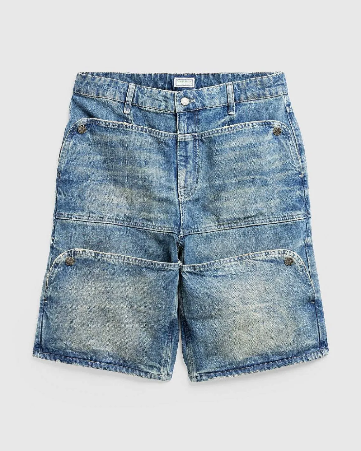 Gusa Utility Short Gusa Brugt Indigo Wash