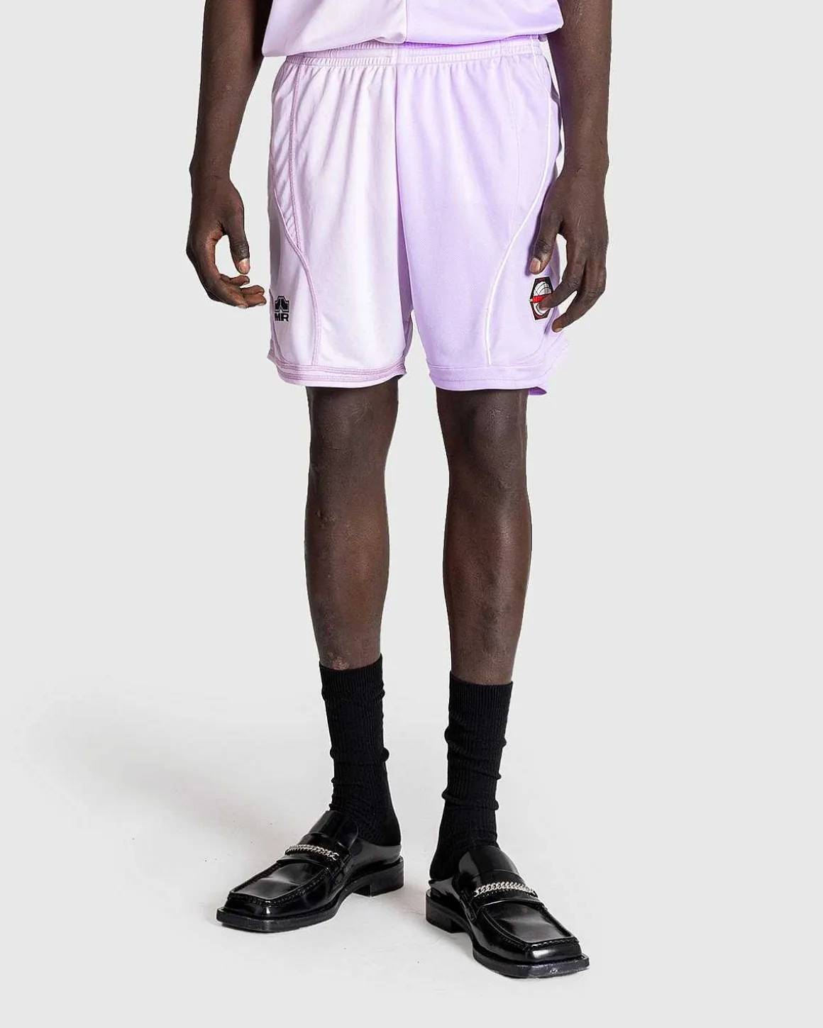 Half And Half Football Short Lilac