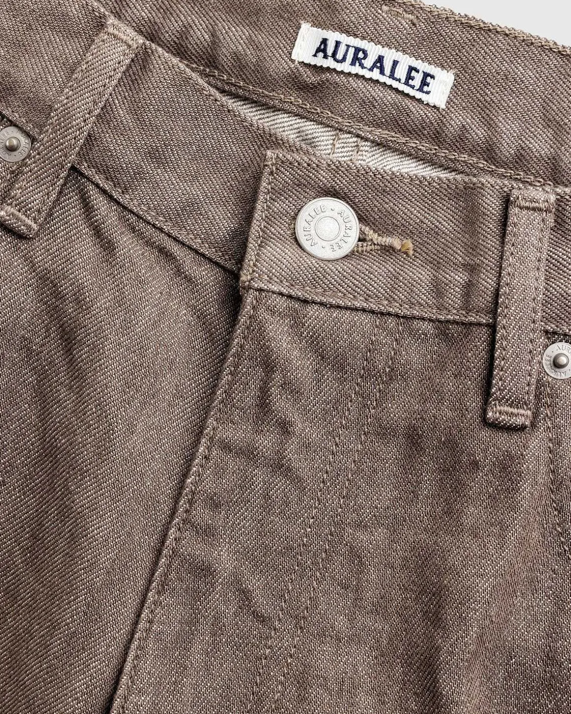 Hard Twist Denim 5P Bukser Brun