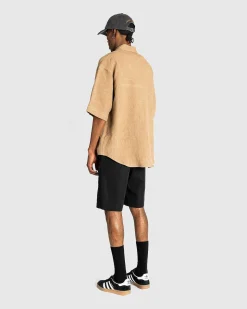 Hard Twist Finx Linen Chino Shorts Sort