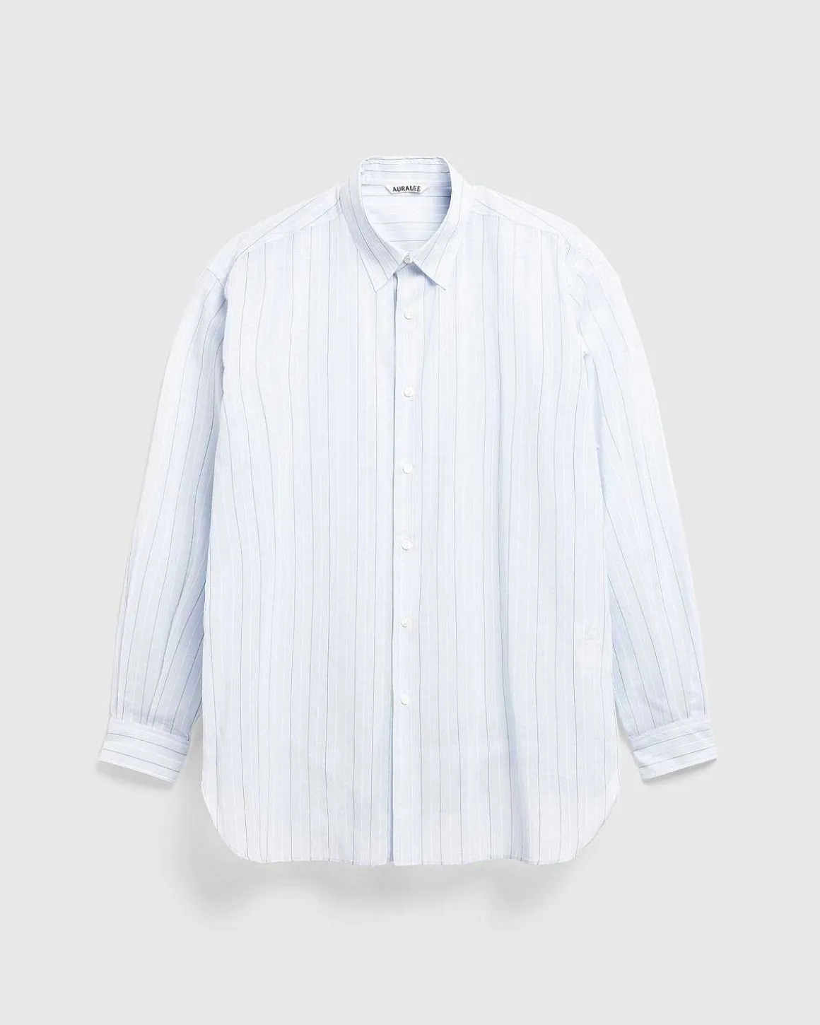 Hard Twist Finx Organdy Stripe Shirt Light Blue Stripe