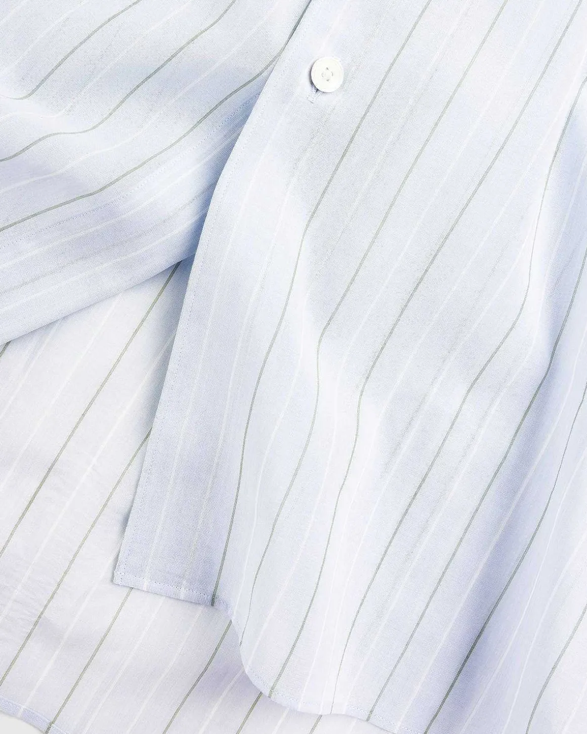 Hard Twist Finx Organdy Stripe Shirt Light Blue Stripe