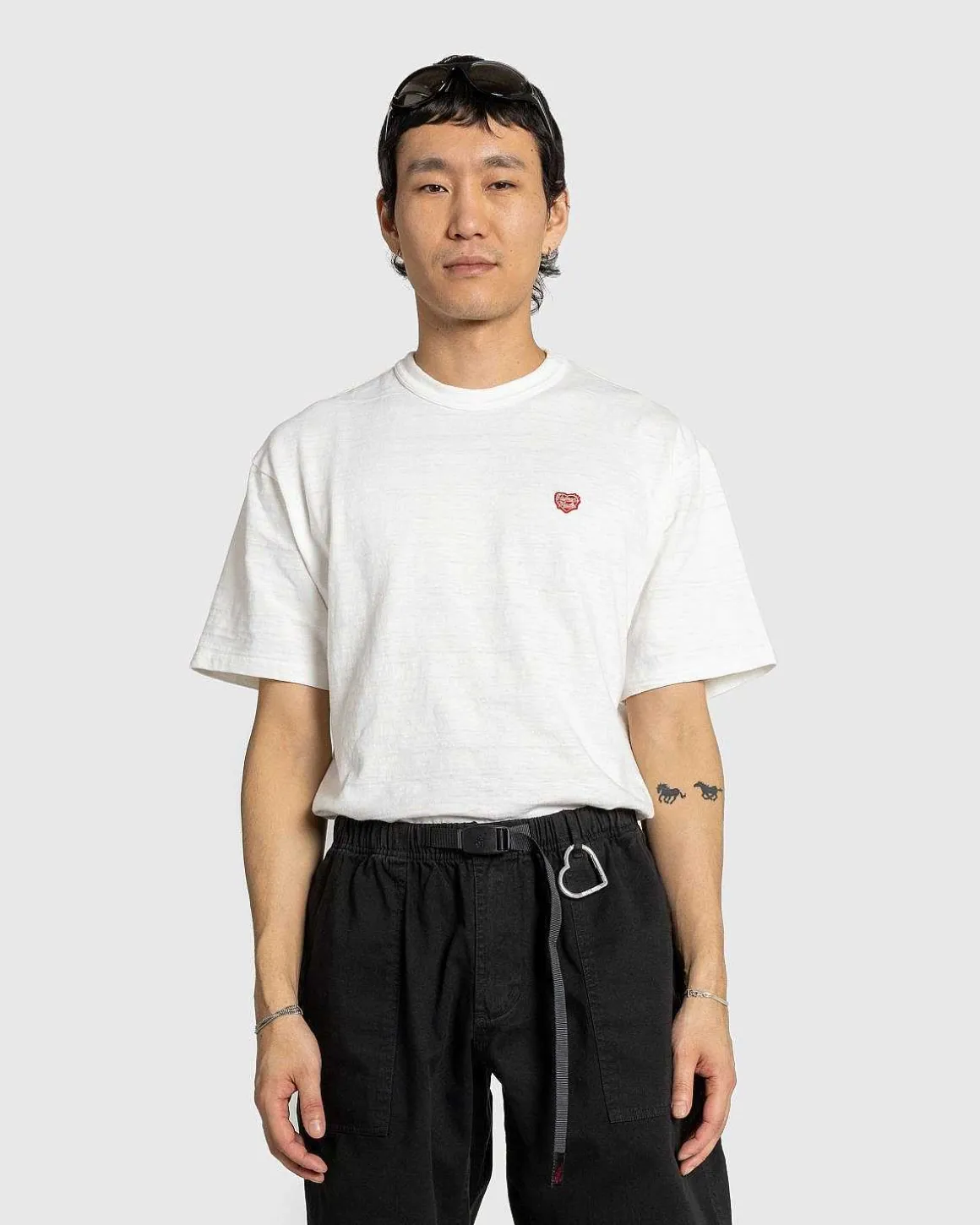 Heart Badge T-Shirt Hvid