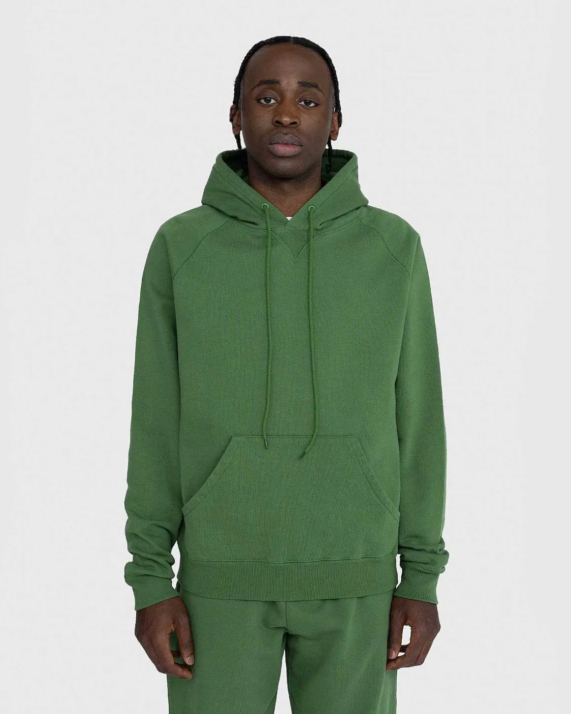 Heavy Fleece Haettetroje Morkegron