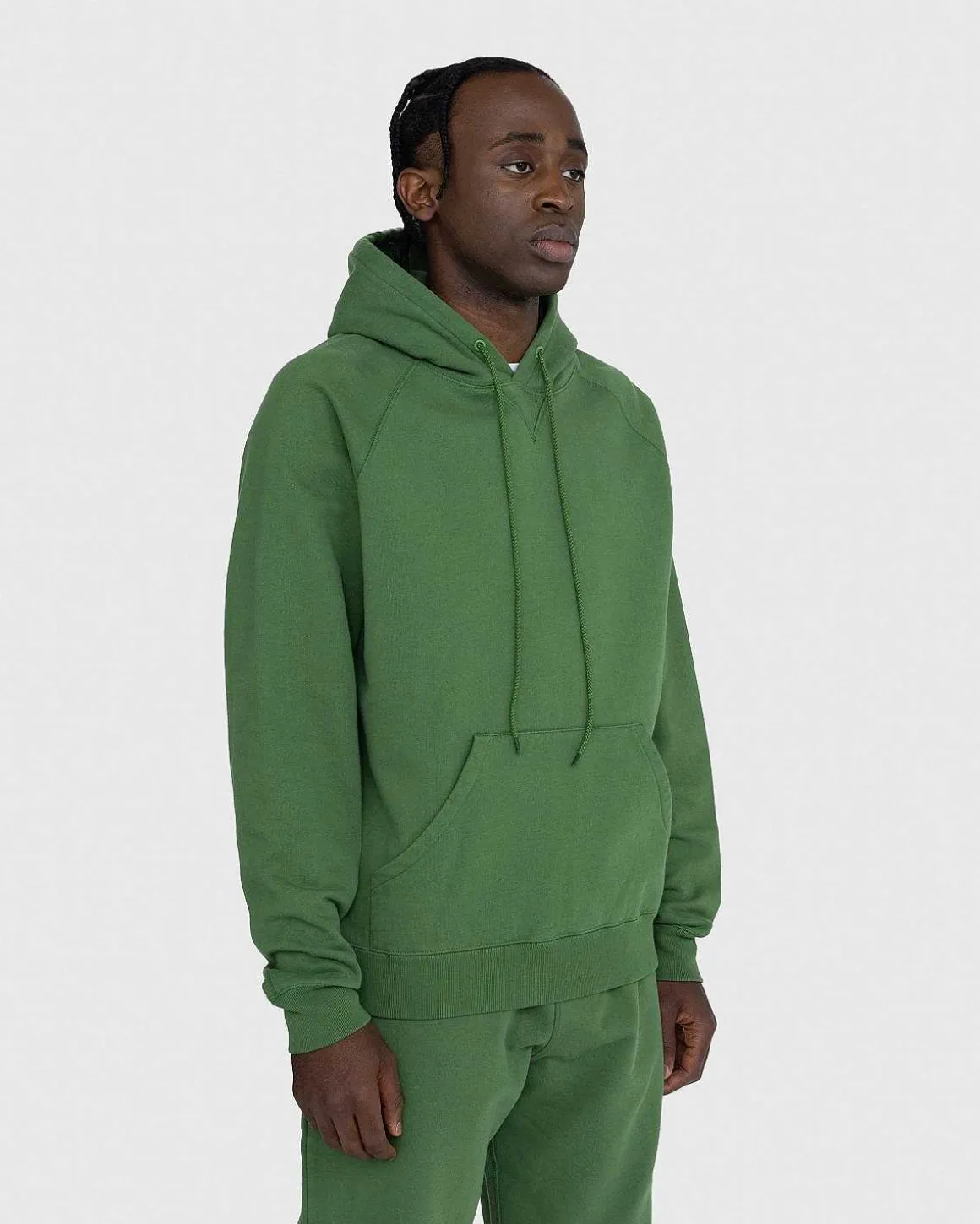 Heavy Fleece Haettetroje Morkegron