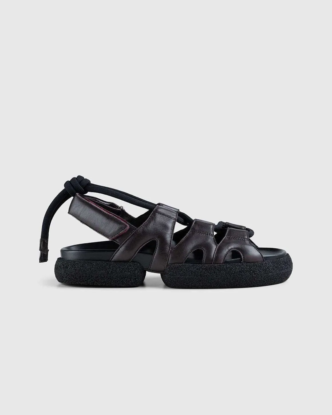 Heavy Platform Sandaler Bordeaux