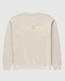 Heavy Washed Crewneck Beige