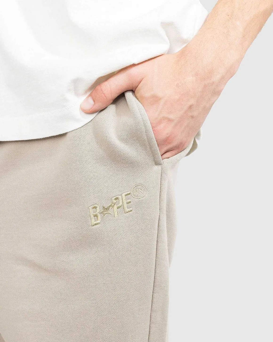 Heavy Washed Sweat Pants Beige