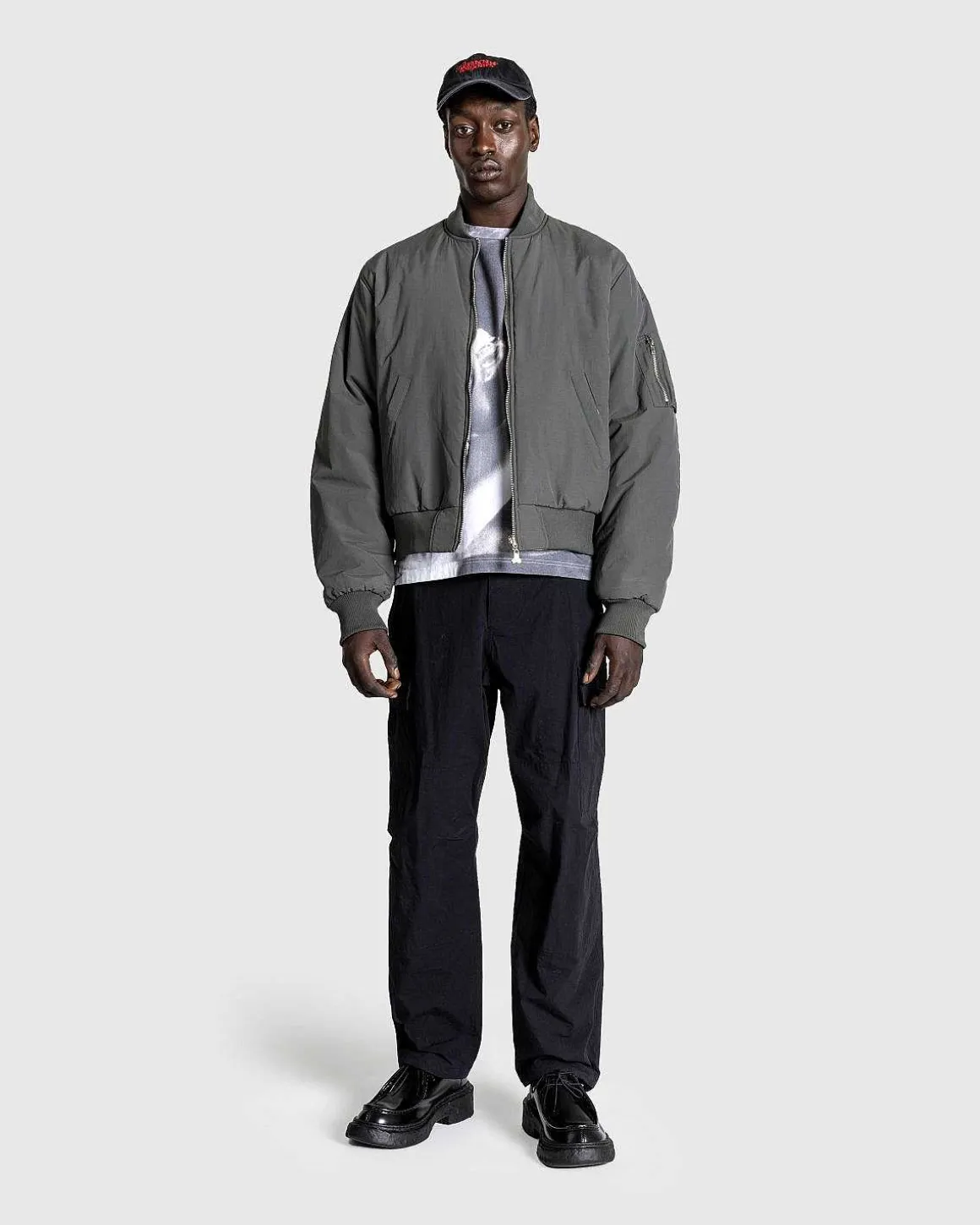 Hidden Pleasures Bomber Jacket Gra