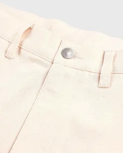 Highart Mixed Panel Canvas Painter Pants Off-White