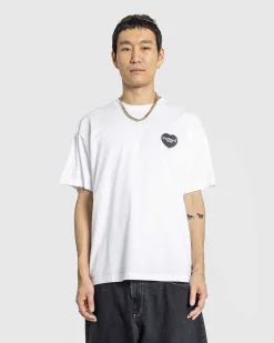 Hjerte Bandana T-Shirt Hvid/Sort/Stenvasket