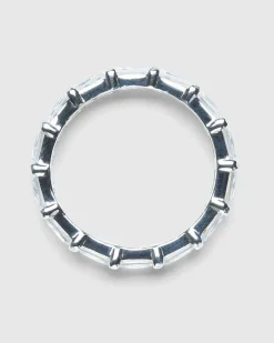 Horizon Eternity Ring Solv/Hvid