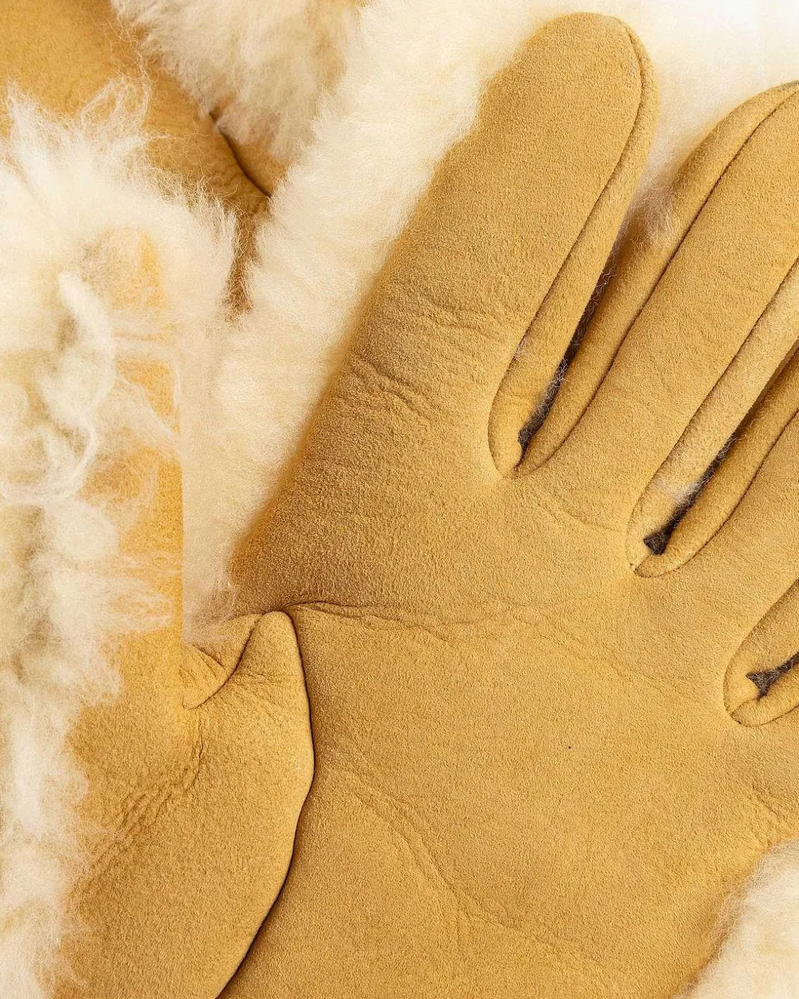 John Shirling Handsker Beige/Gul