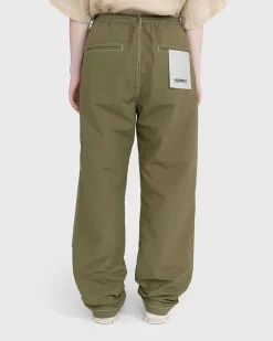 Kaki Bukser Med Kontraststik