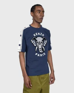 Kenzo Elephant Fitted T-Shirt Midnight Blue