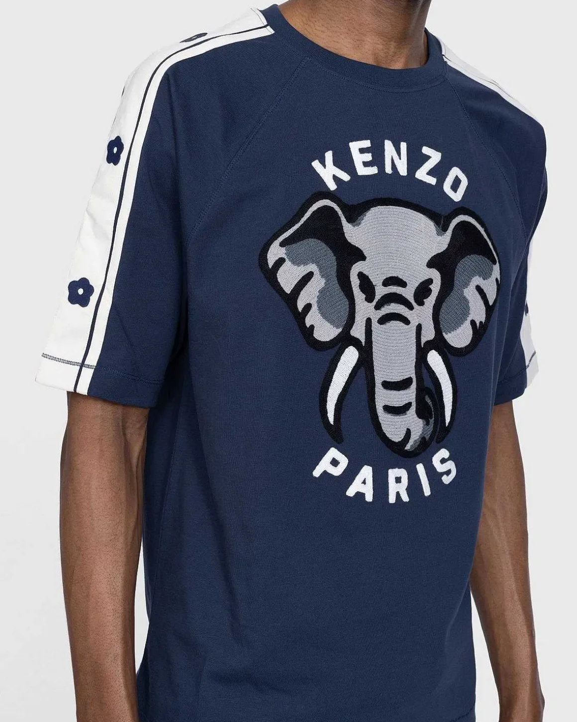 Kenzo Elephant Fitted T-Shirt Midnight Blue