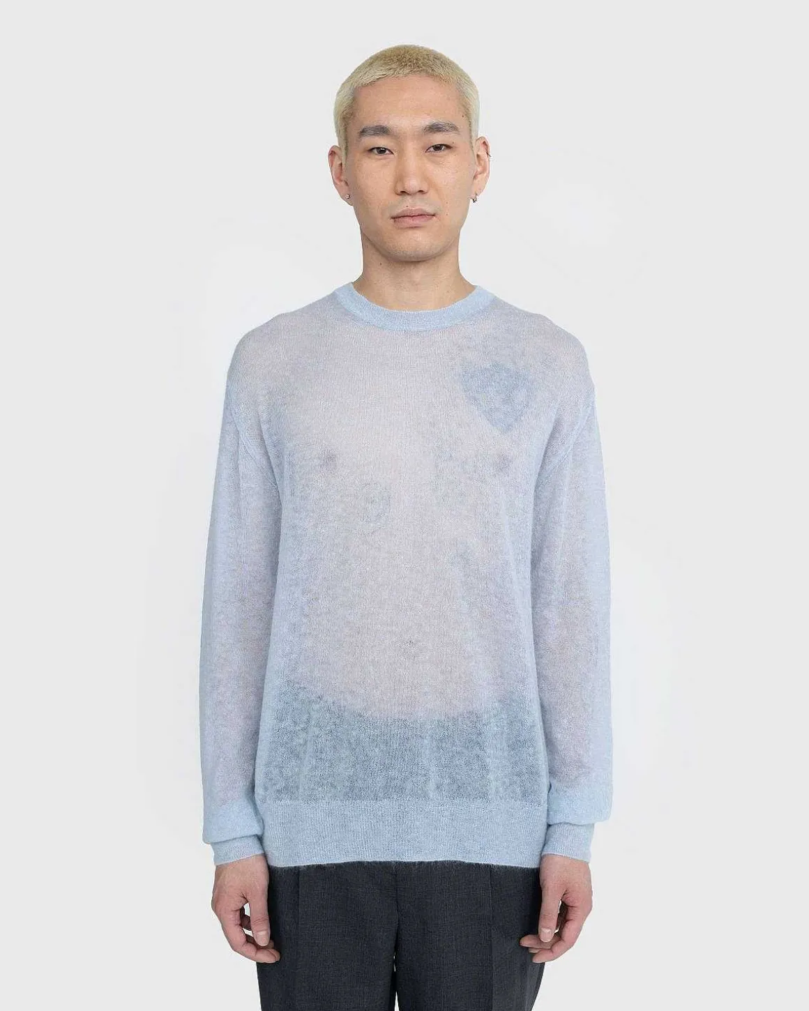 Kid Mohair Sheer Knit Lysebla