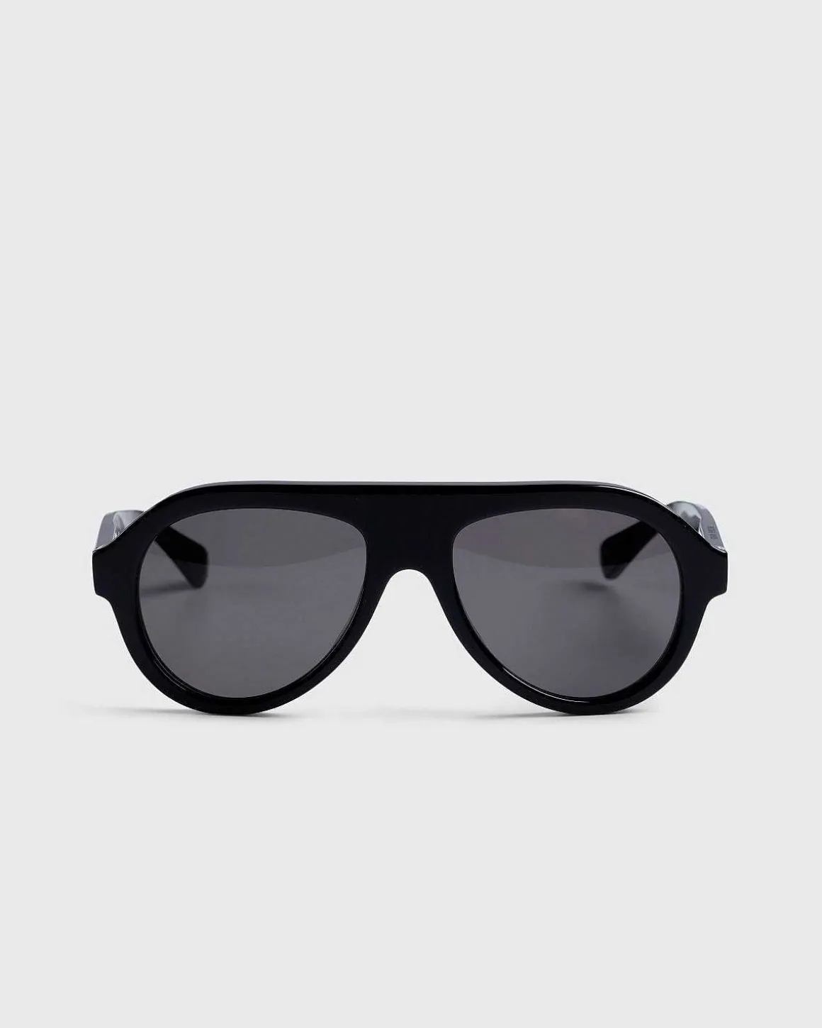 Klassiske Aviator Solbriller Sort/Gra