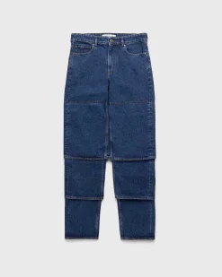 Klassiske Multi-Manchet Jeans Bla