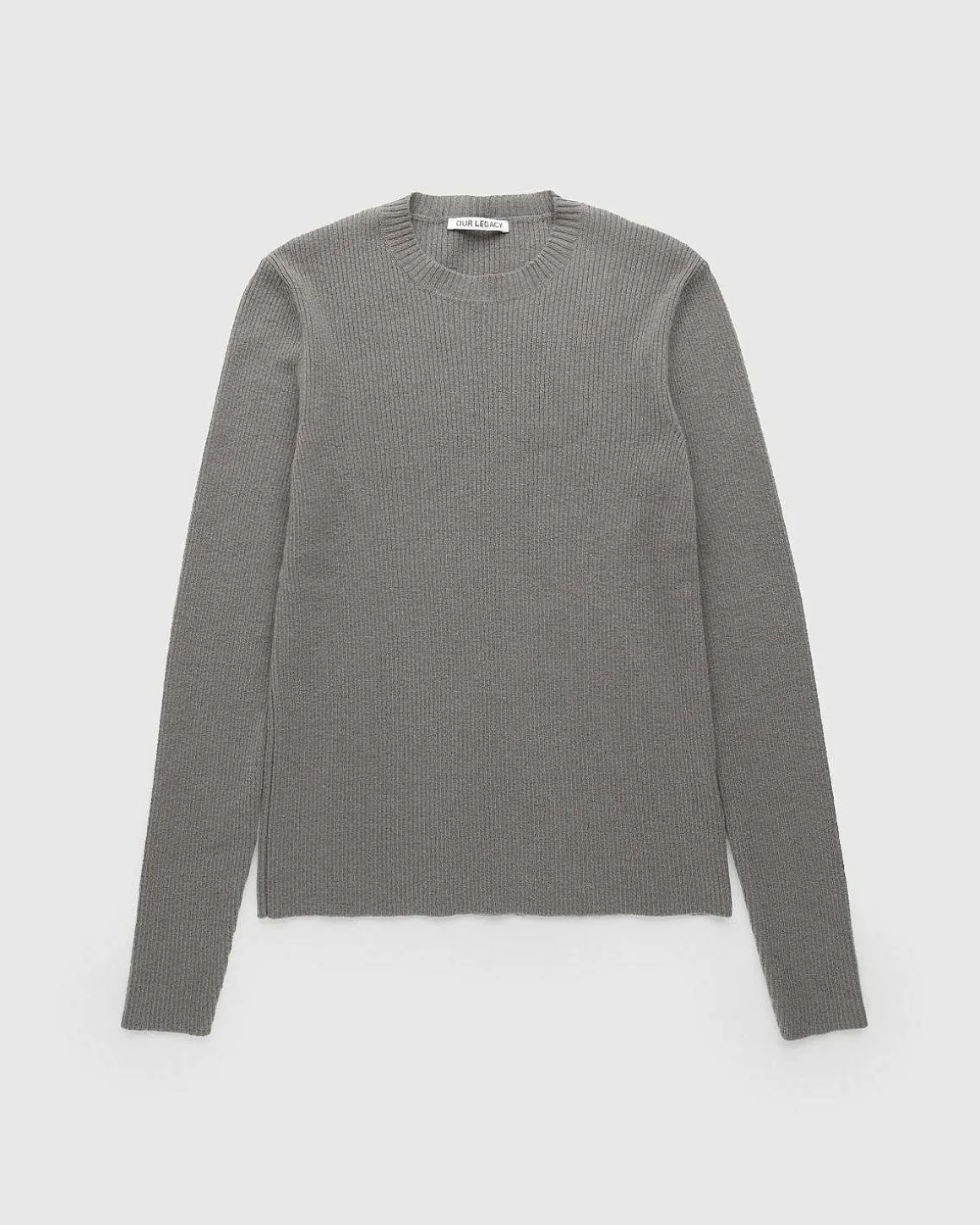 Kompakt Rundhals Mole Grey Super Wool