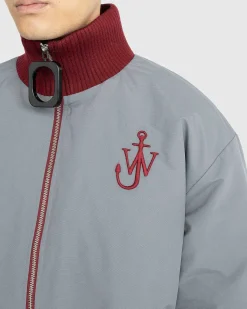 Kontrast Lynlas Foran Blouson Gra