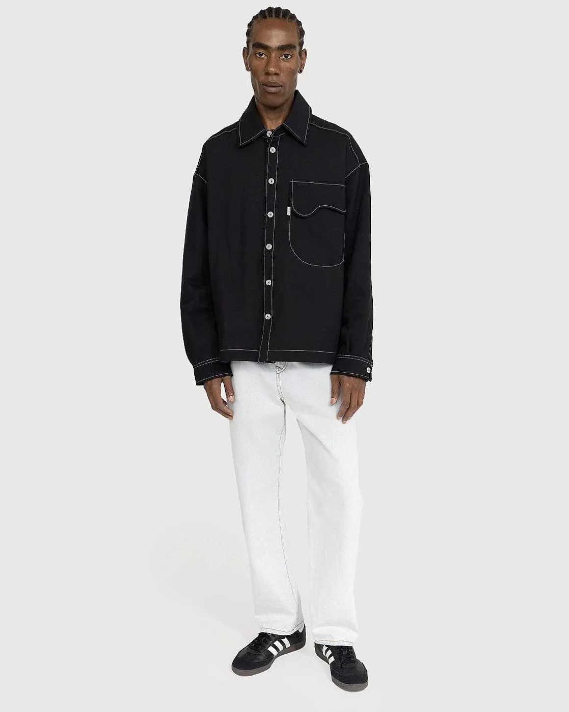 Kontrastsom Button-Down Sort