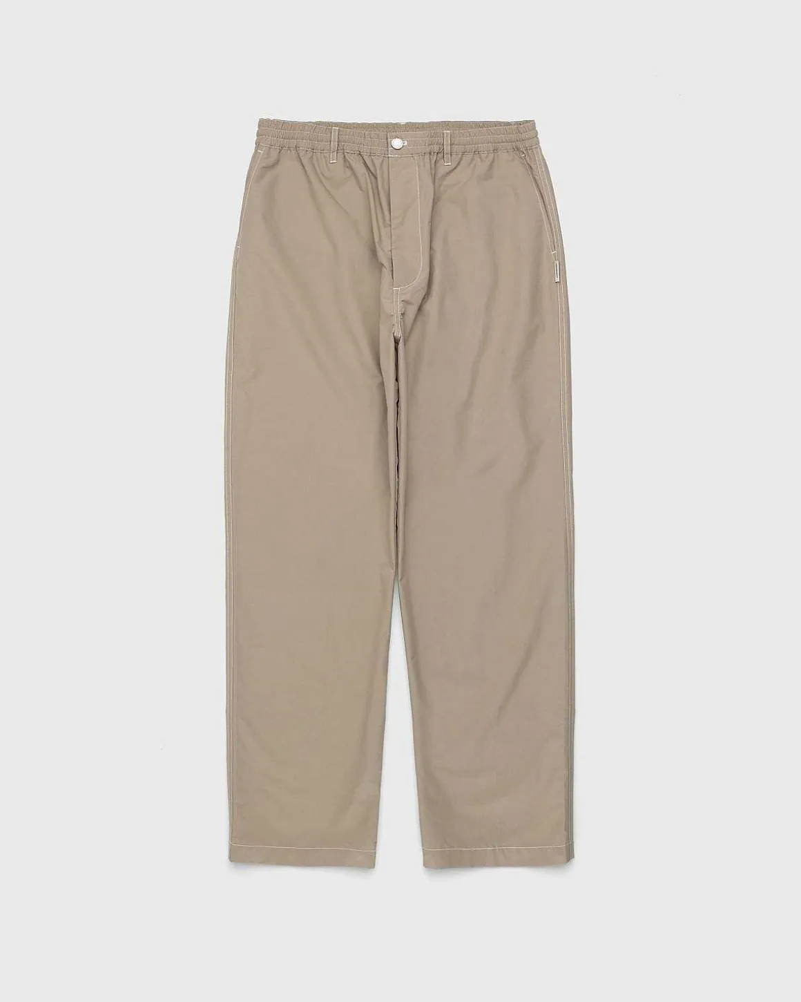 Kontrastsomsbukser Beige