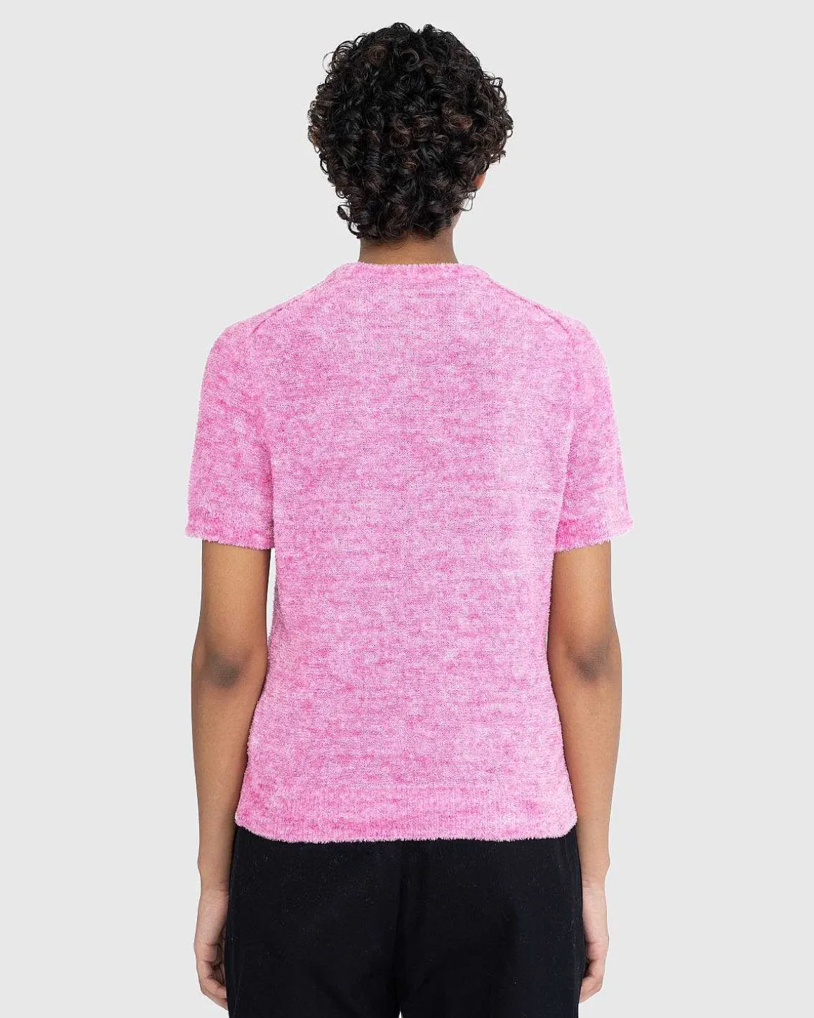 Kortaermet Crewneck Sweater Pink