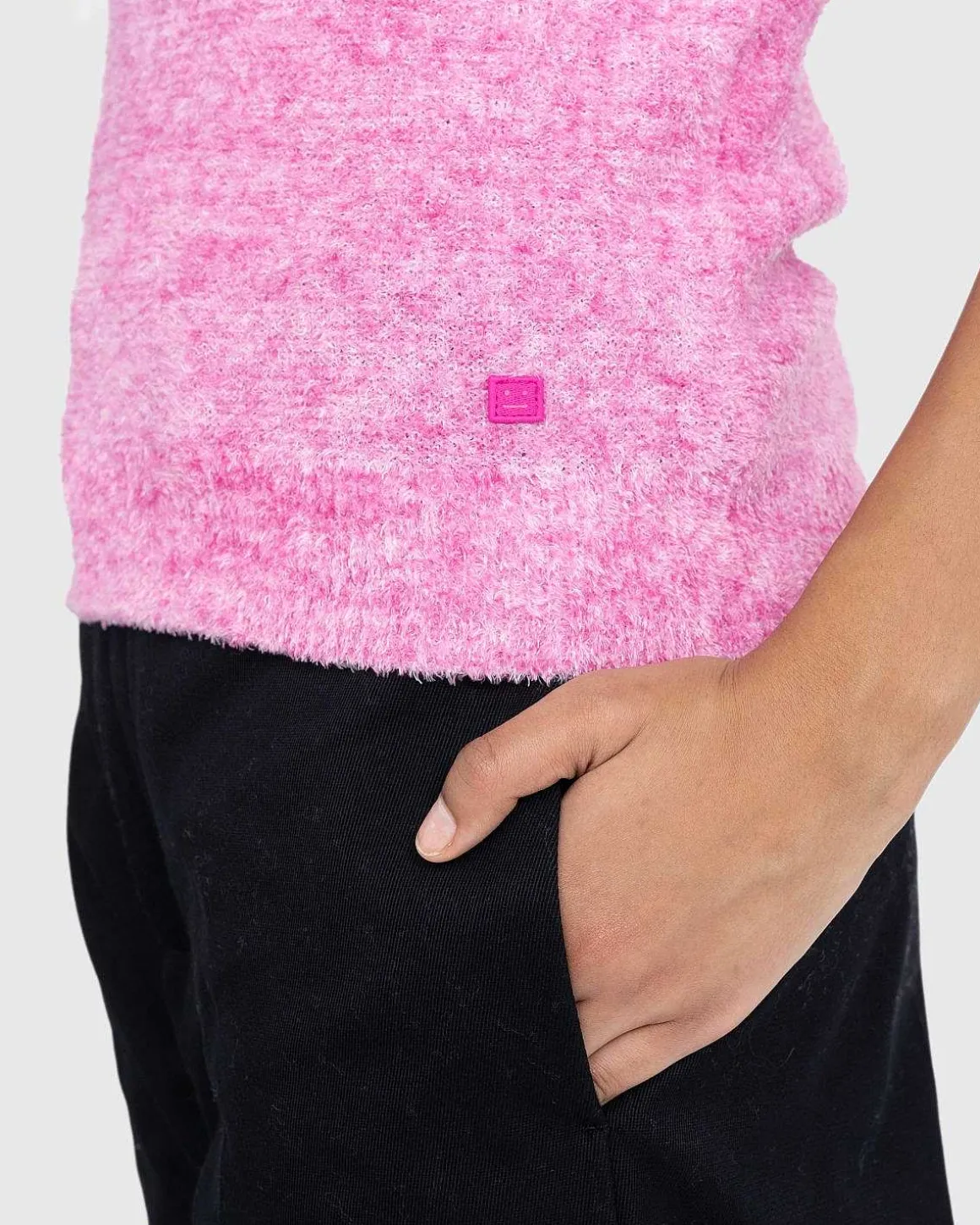 Kortaermet Crewneck Sweater Pink