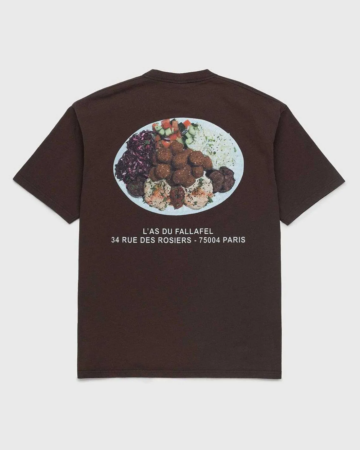 Kortaermet T-Shirt Brun