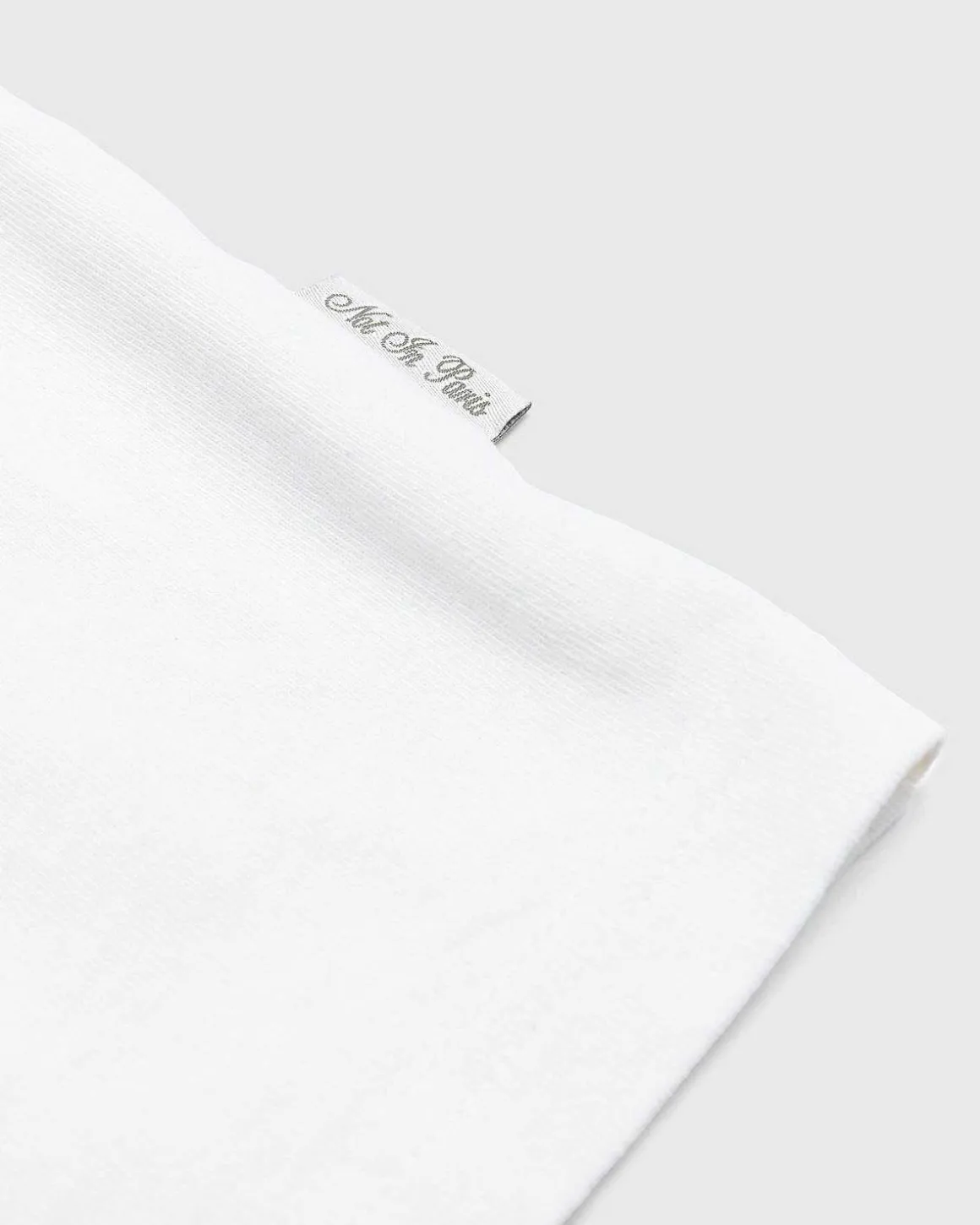 Kortaermet T-Shirt Hvid