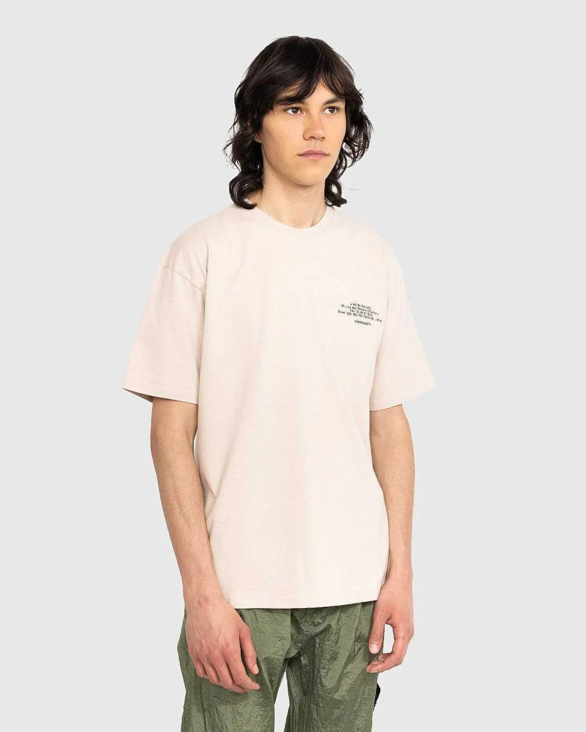 Kortaermet T-Shirt Off-White