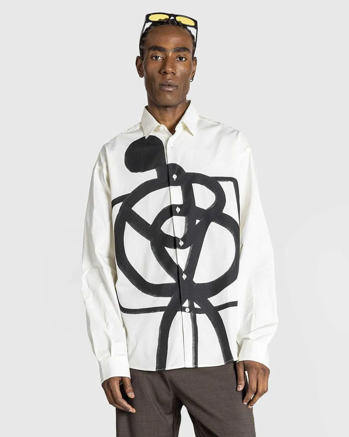La Chemise Simon Black Beige Spiraleman