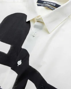 La Chemise Simon Black Beige Spiraleman