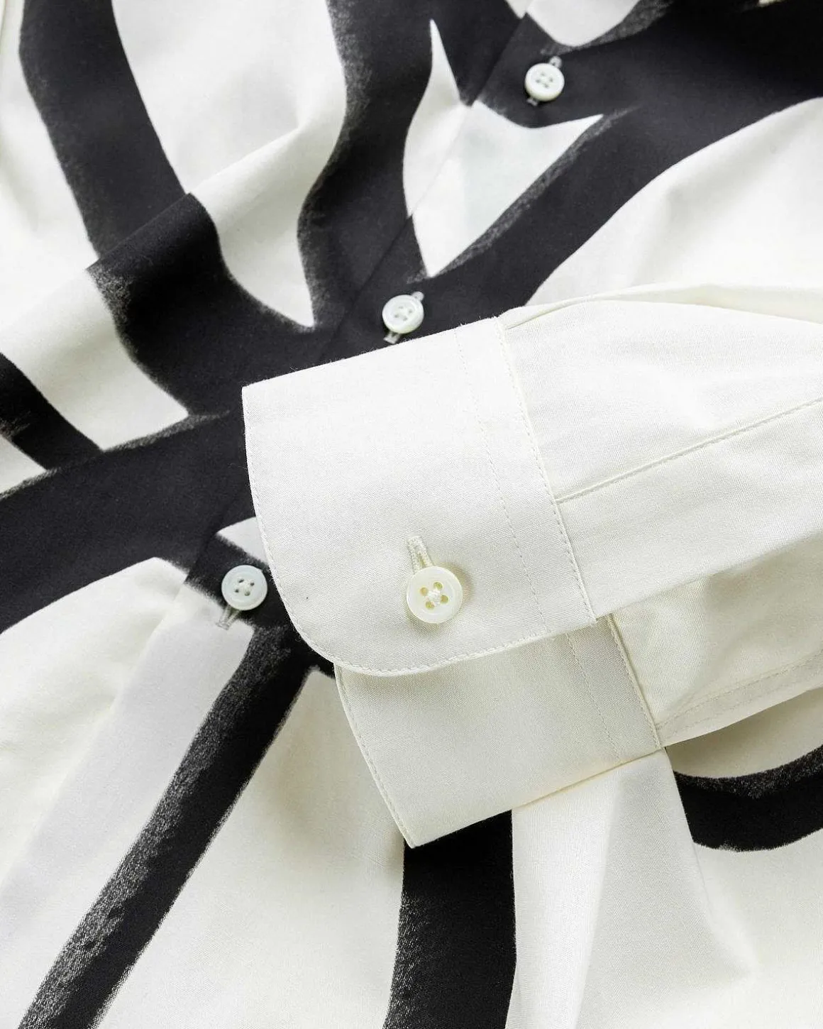 La Chemise Simon Black Beige Spiraleman