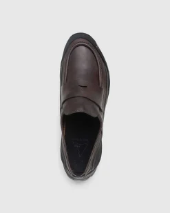 Laeder Loafer Brun