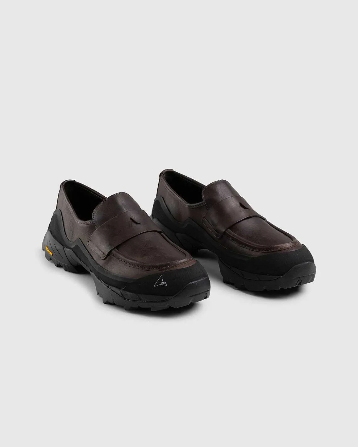 Laeder Loafer Brun