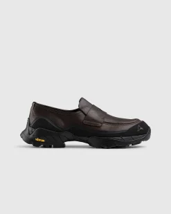 Laeder Loafer Brun
