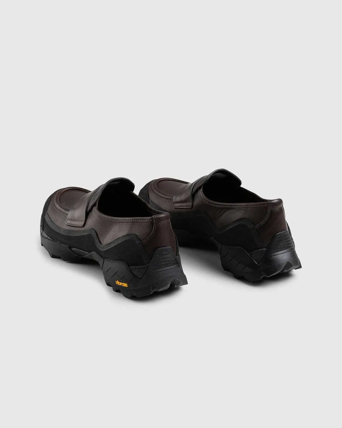 Laeder Loafer Brun