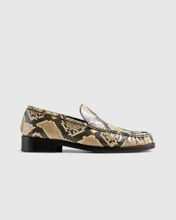 Laeder Loafers Beige
