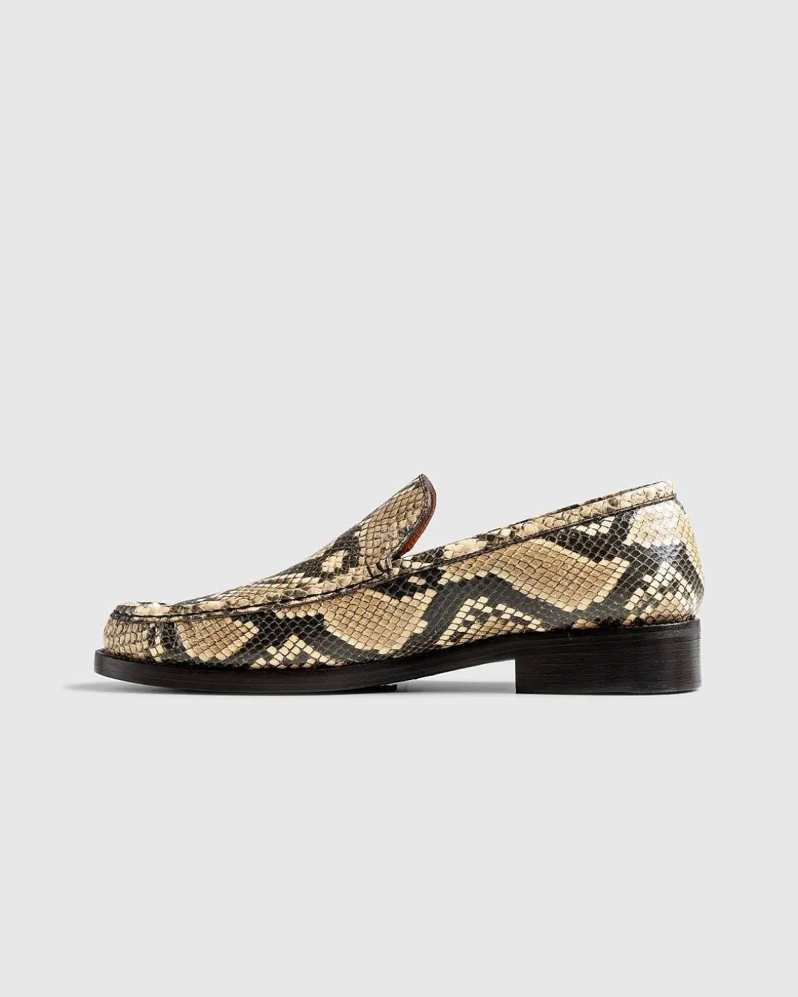 Laeder Loafers Beige